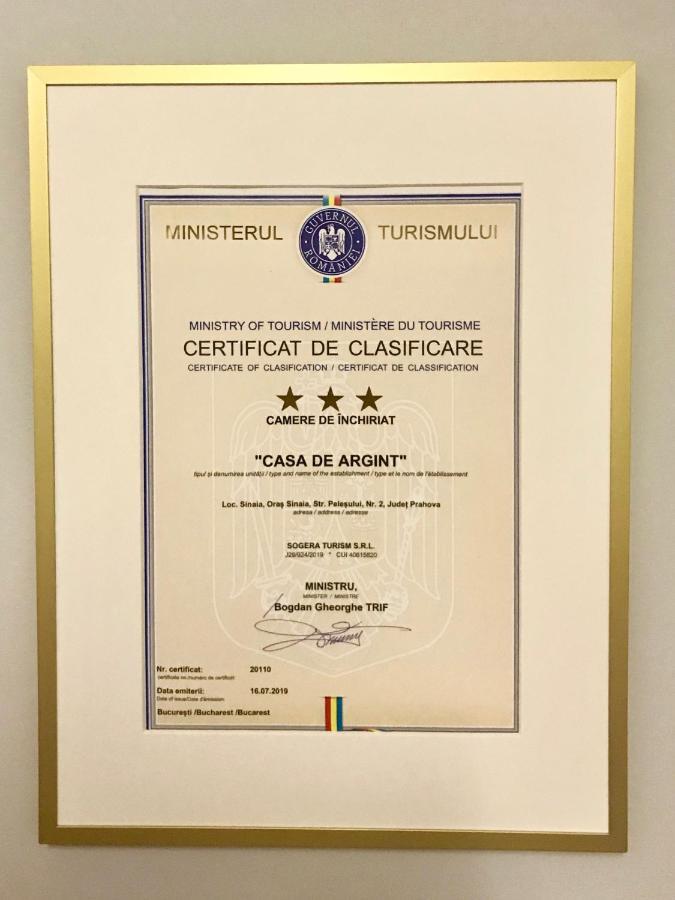 Vila De Argint Aleea Pelesului Nr 2 Sinaia Kültér fotó